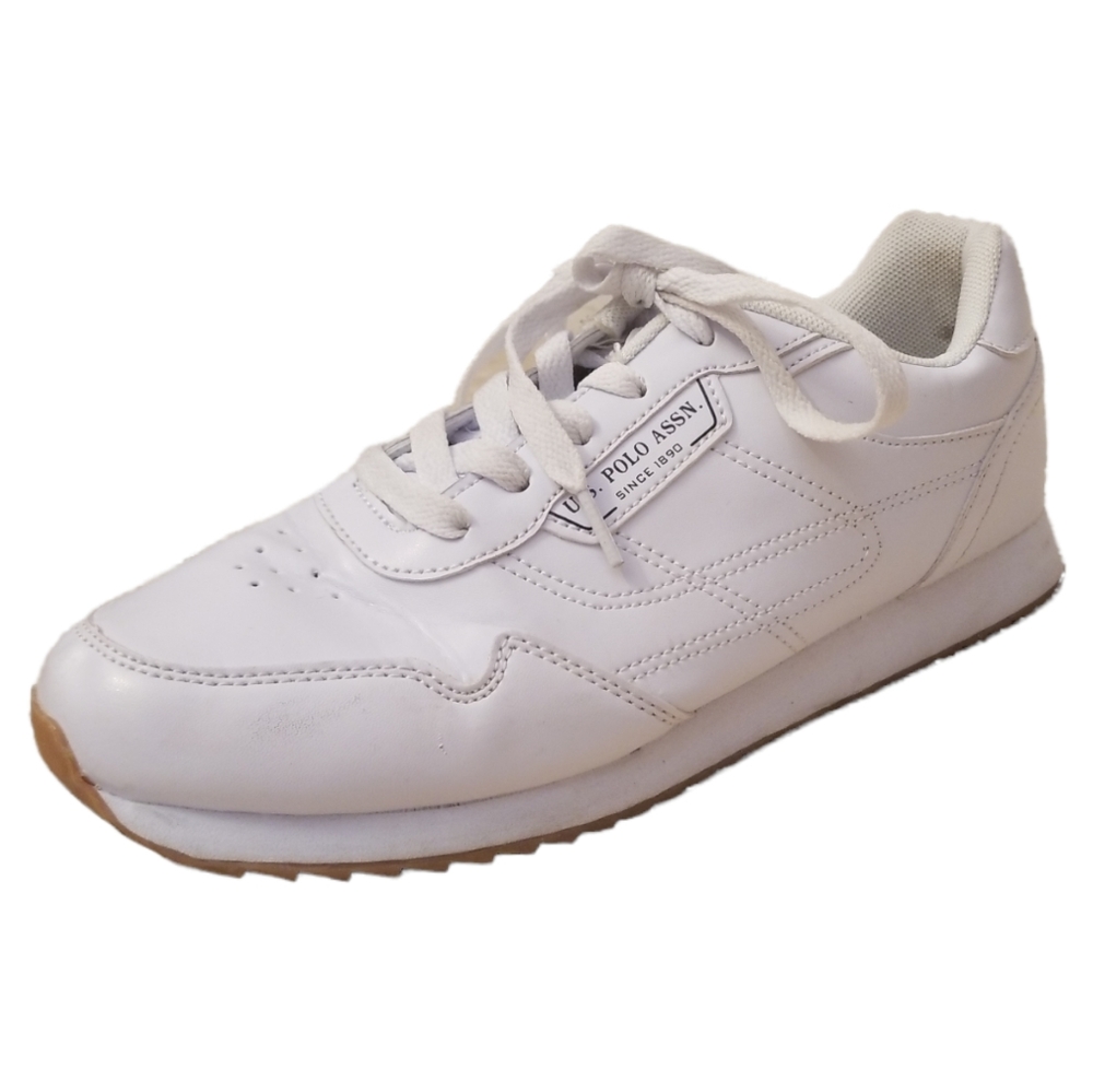 US Polo Assn Womens Sneakers Size 8 white